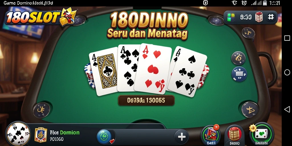 Tampilan utama 180SLOT menunjukkan gameplay menarik dan interaktif.