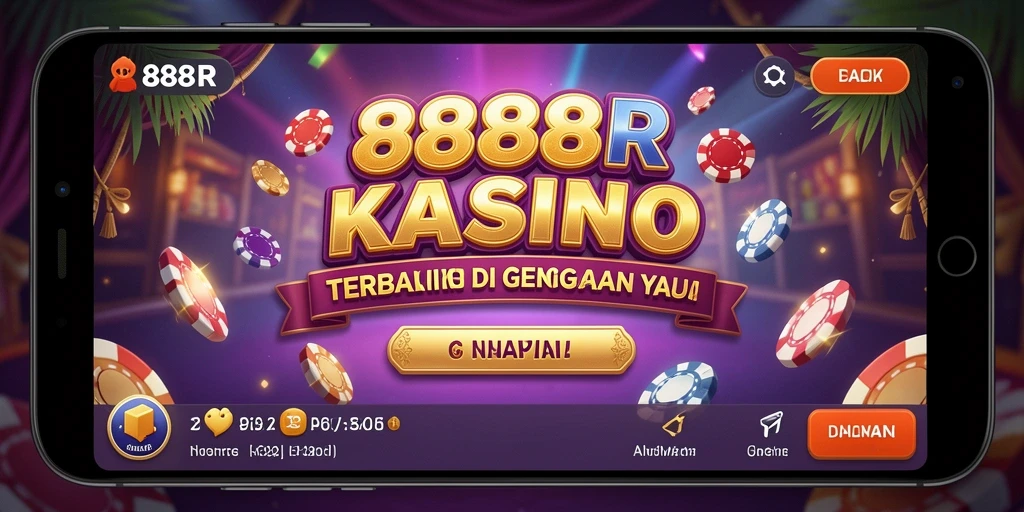 Screenshot utama 888R menampilkan gameplay Kasino yang mendebarkan.