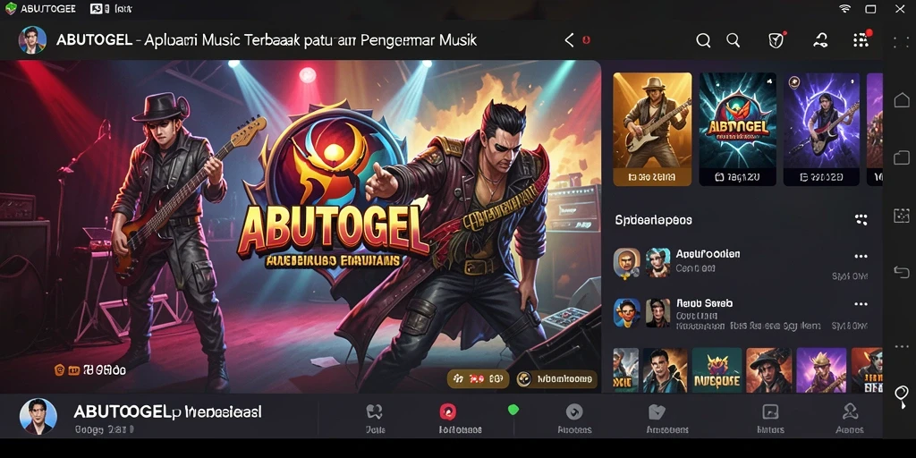 Tampilan gameplay ABUTOGEL yang menarik dan interaktif.