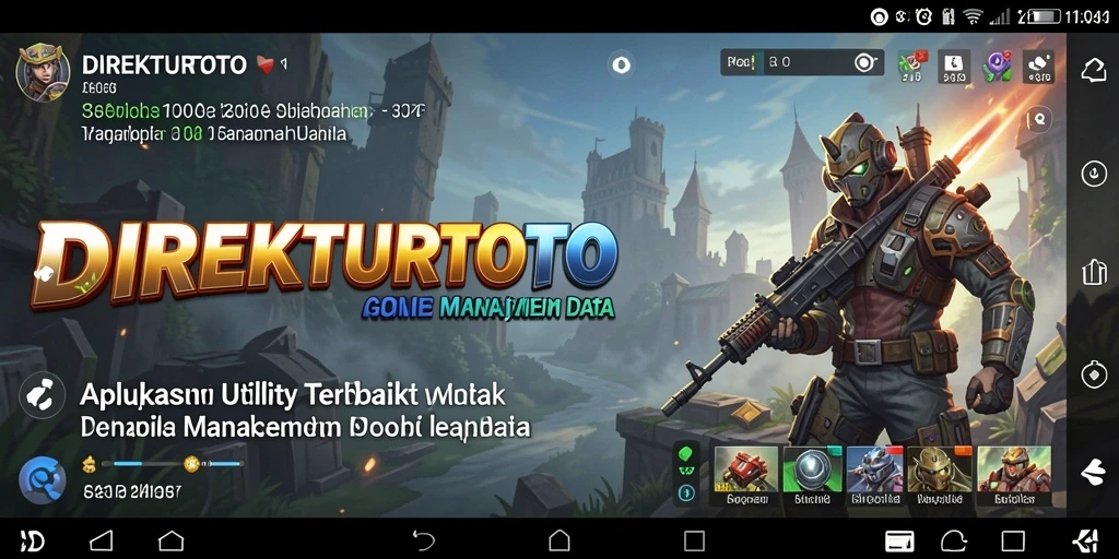 Tampilan antarmuka DIREKTURTOTO yang ramah pengguna.