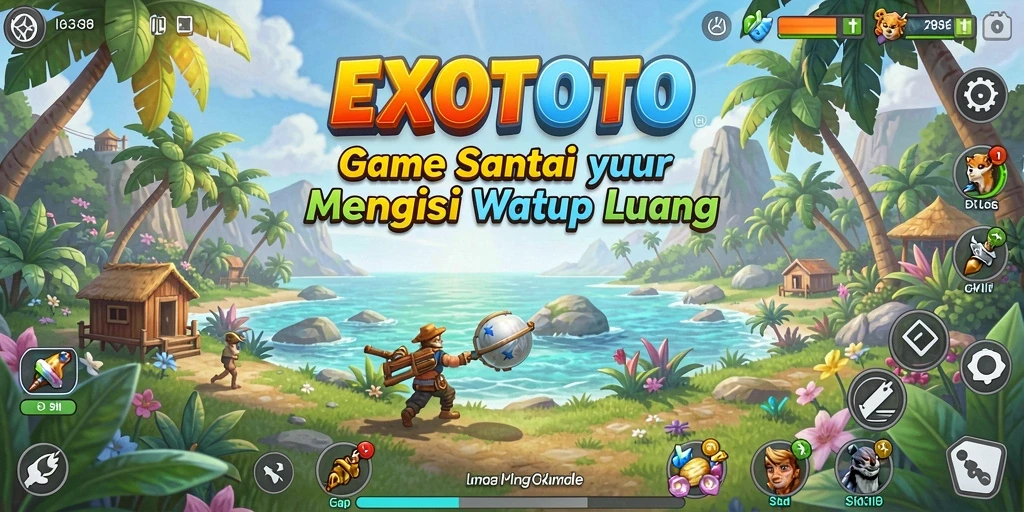 Tangkapan layar gameplay EXOTOTO menampilkan momen seru dan menyenangkan.