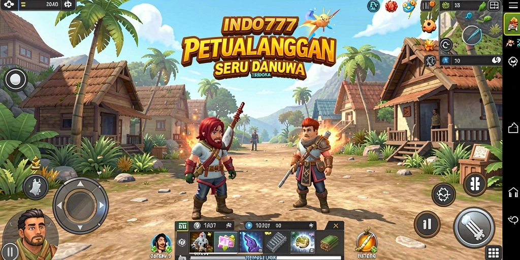 Tampilan gameplay seru dalam dunia terbuka di INDO777.