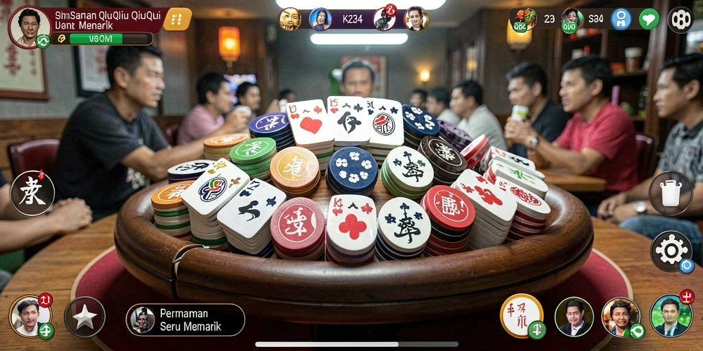 Tampilan gameplay seru dalam K234 QiuQiu.