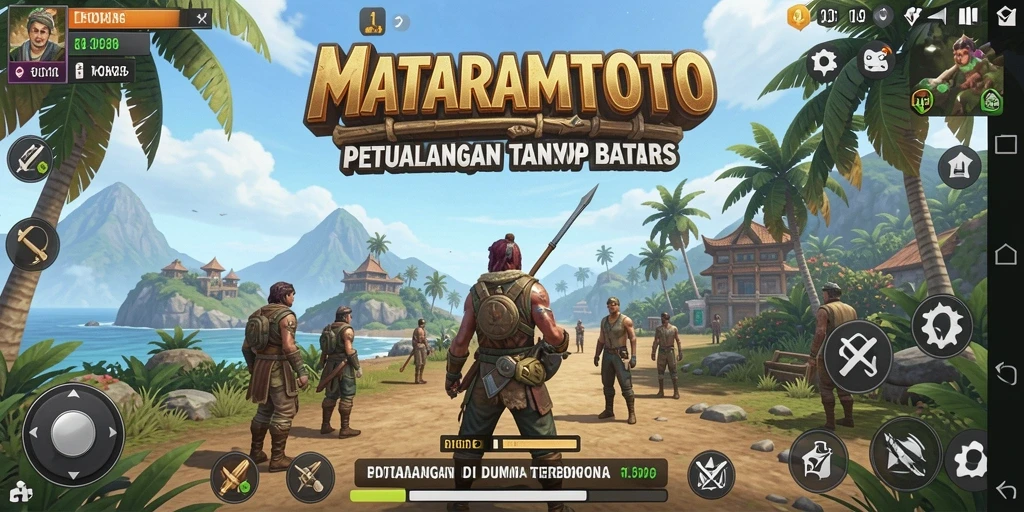 Tangkapan layar utama dari gameplay Open World MATARAMTOTO.