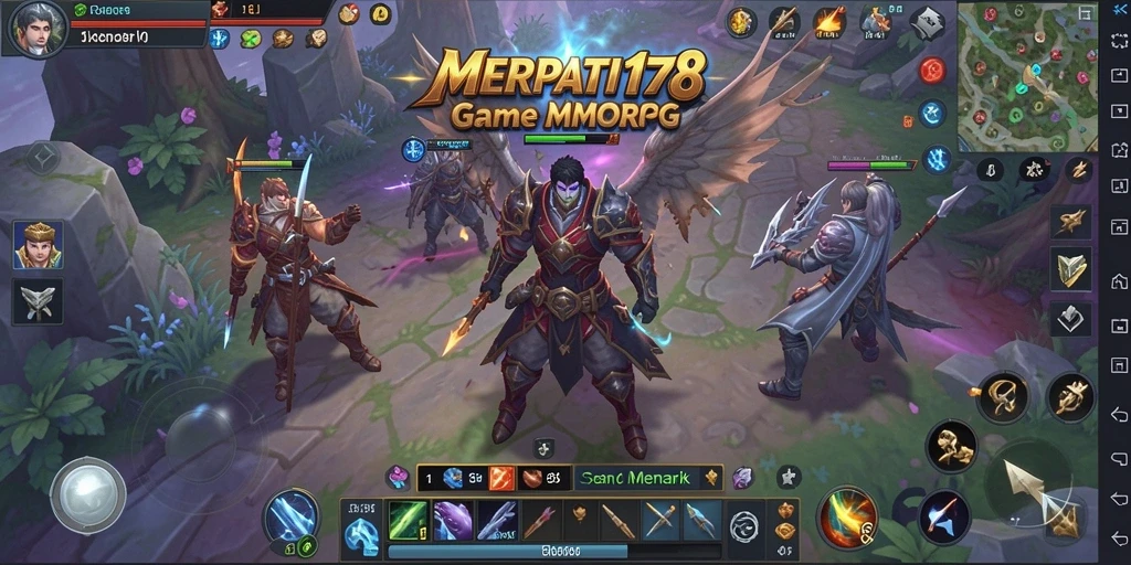 Tampilan gameplay seru dalam MERPATI178 yang memukau.