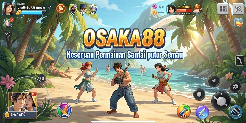 Tampilan seru gameplay OSAKA88 yang menghibur dan colorful.