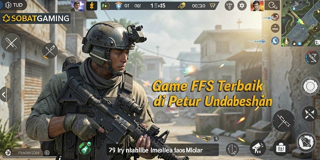 Tampilan gameplay menarik dari SOBATGAMING yang menampilkan aksi tembak-menembak.