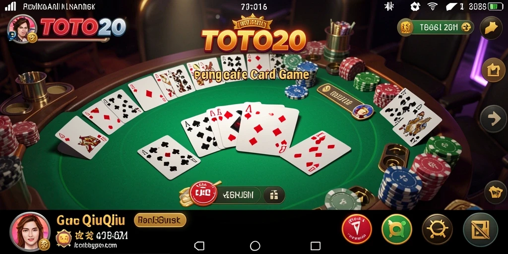 Tampilan seru gameplay QiuQiu di TOTO20.