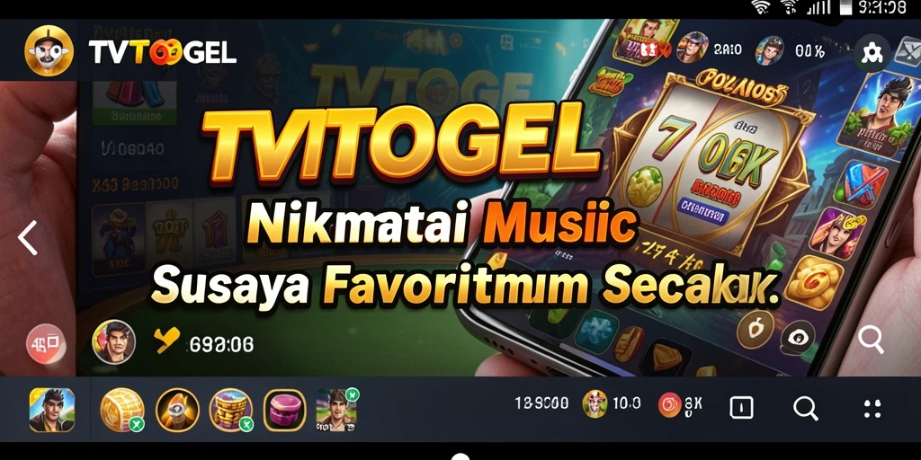 Tampilan utama <strong>TVTOGEL</strong> dengan berbagai pilihan lagu musik.